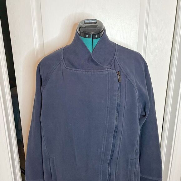 Lululemon Back To It Asymmetrical Full Zip Pocket Wrap Fleece Sweatshirt Jacket - Picture 7 of 11